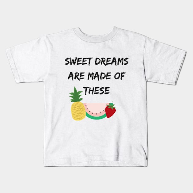 Sweet Dreams Kids T-Shirt by StandingStrongWellness001